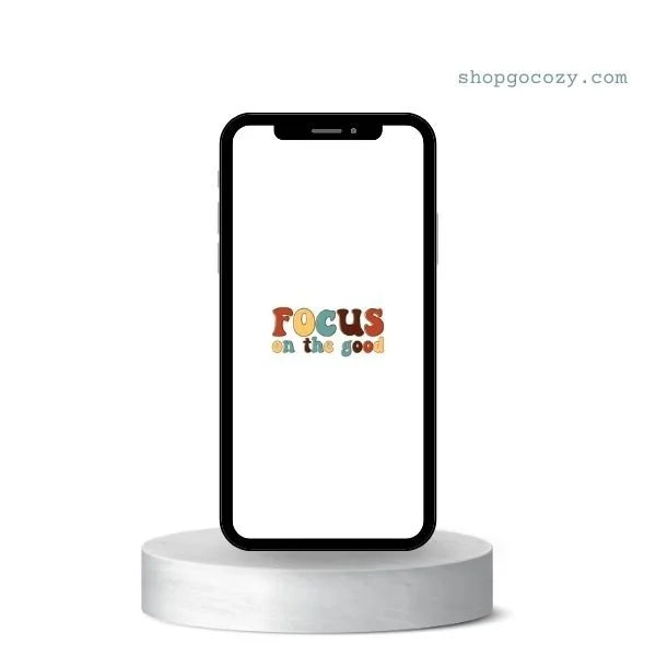 focus on the good iPhone wallpaper promotional graphic photo - fall/autumn wallpapers
