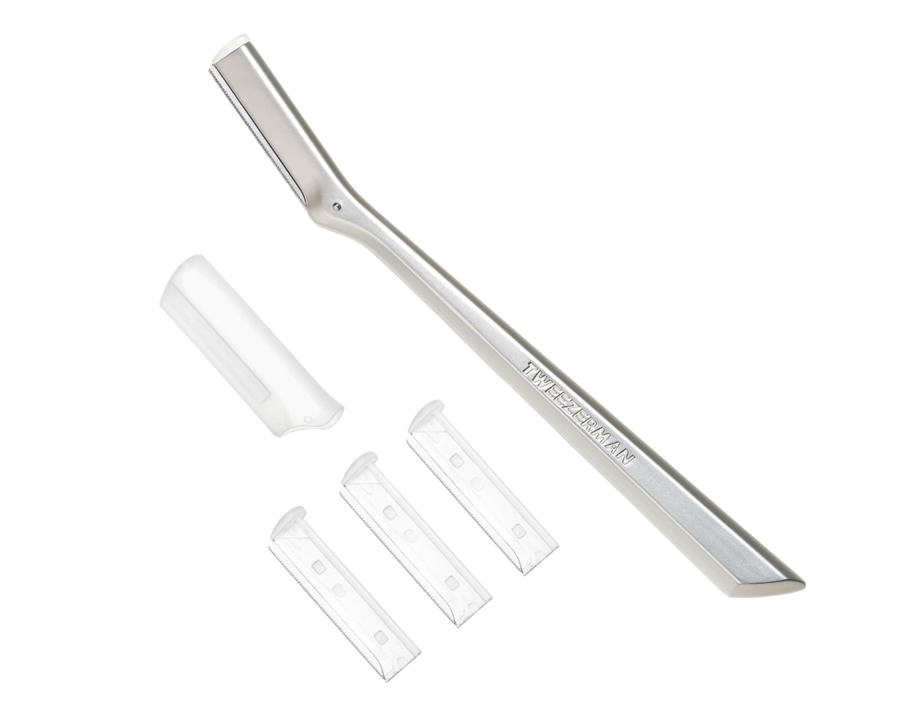 tweezerman dermaplane razor with refilled