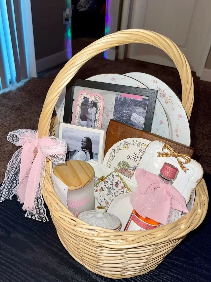 thrifted gift basket ideas for girls