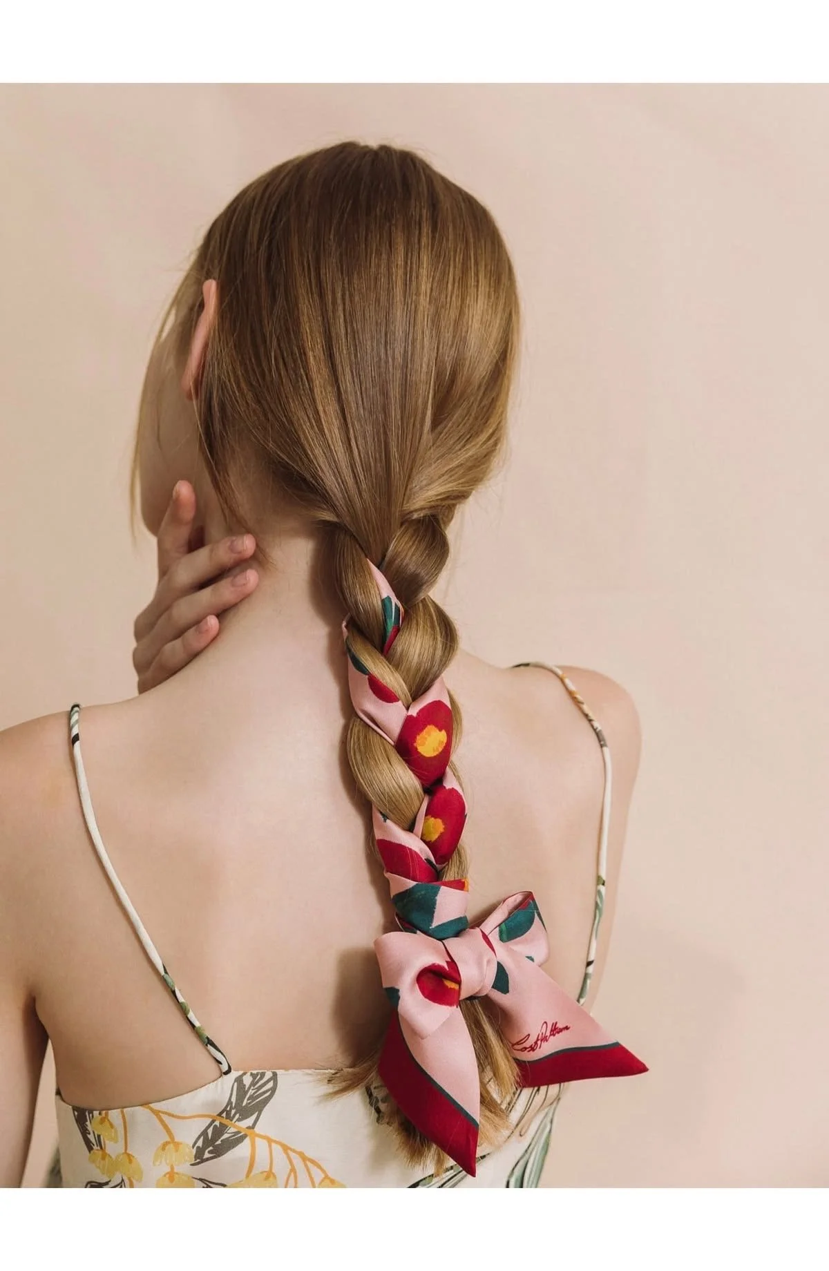 light pink silk scarves