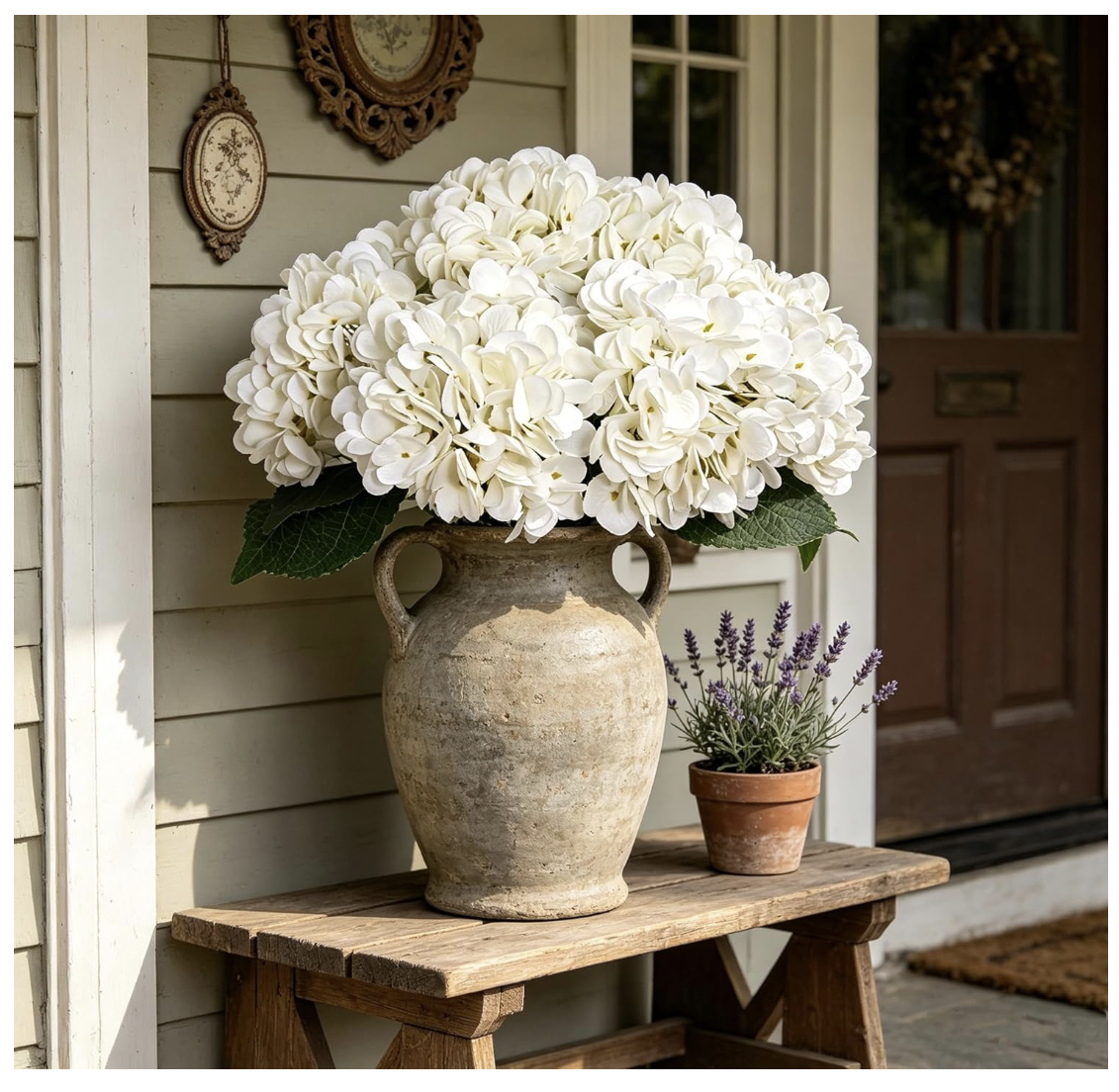 faux hydrangea florals