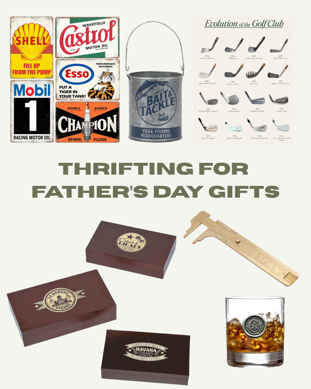 Thrifting Gifts for Father’s Day!