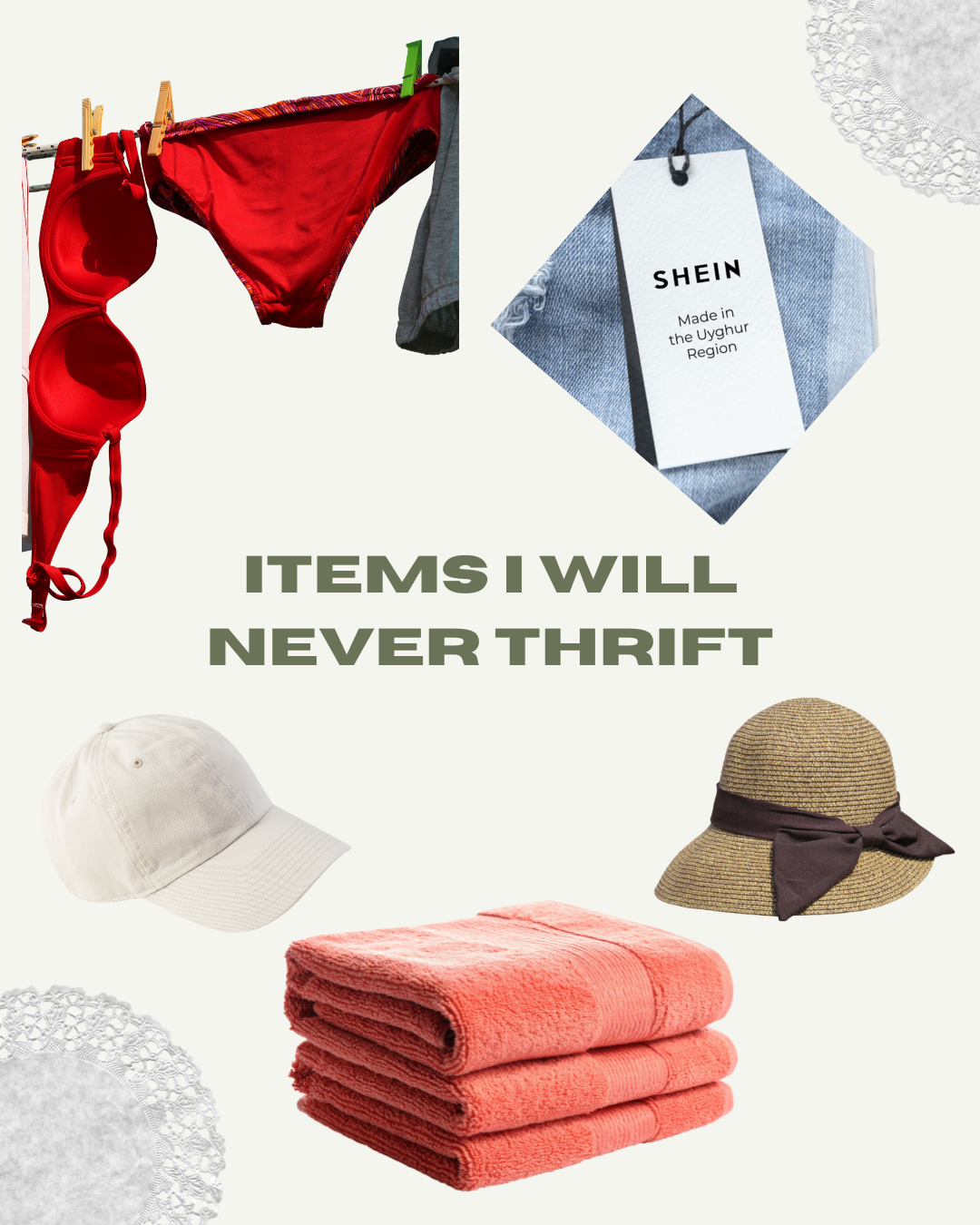 Items I Would Never Thrift