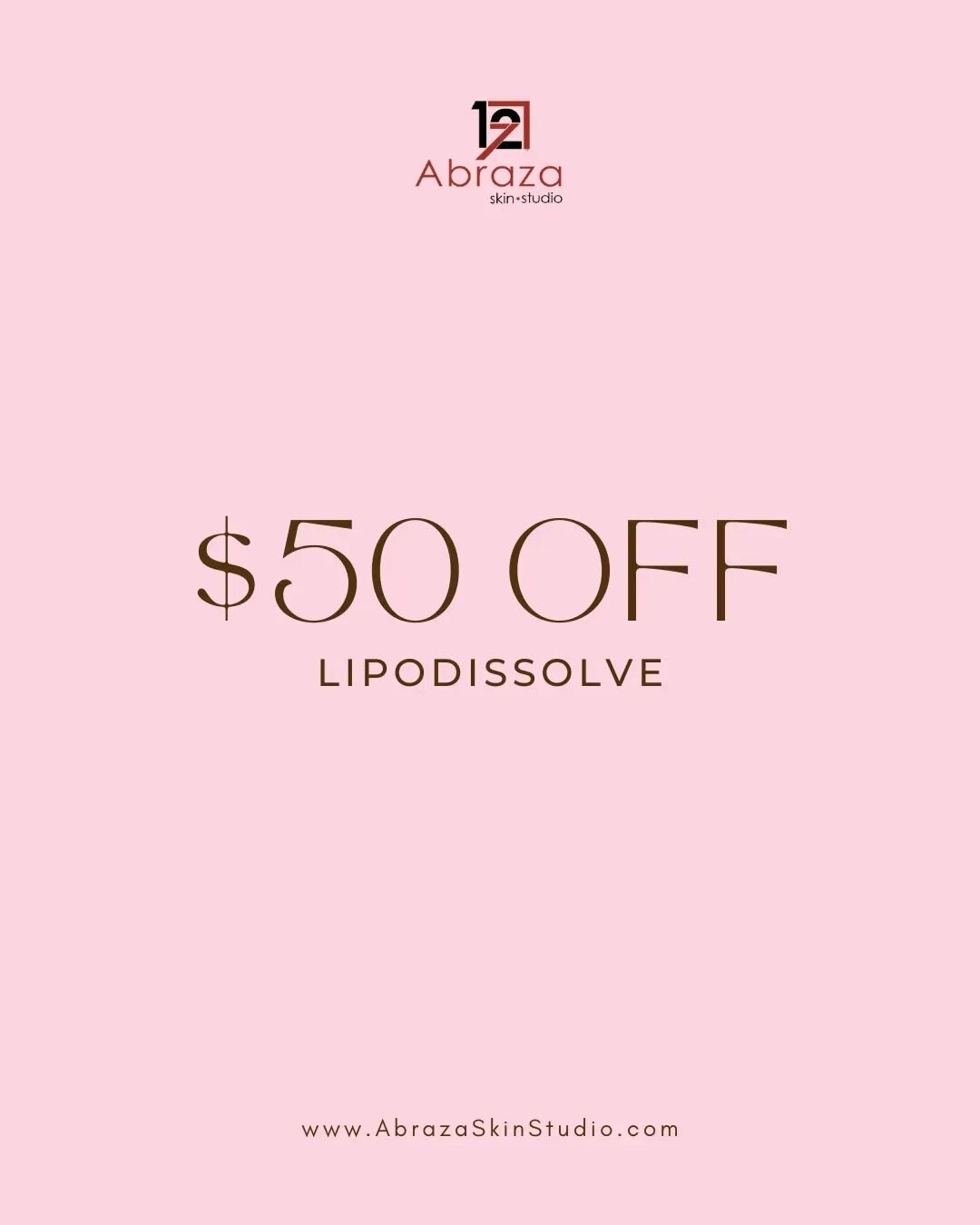 It's the perfect opportunity to achieve the body shape you've always desired with $50 OFF!

Why choose Lipodissolve?
✅ Non-surgical body contouring technique
✅ Minimally invasive with little to no downtime
✅ Target and dissolve localized fat deposits