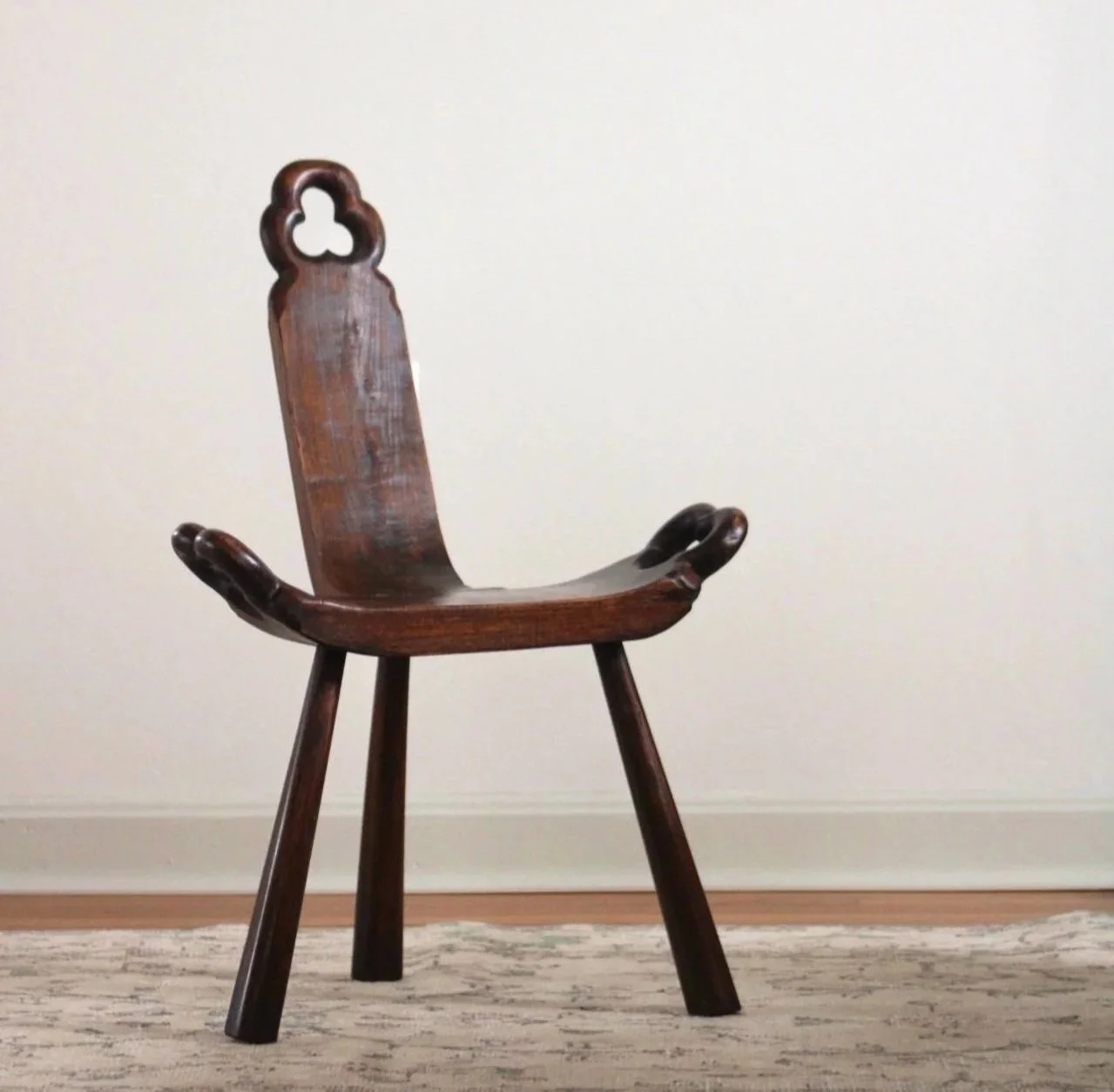 Antique Small Accent Chair