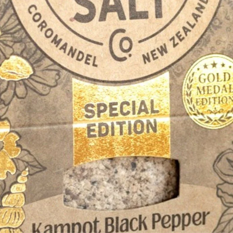 SPECIAL EVENT: This Friday we are launching our fantastic new packaging and new 50g packs on our website. 

Each new pack showcases individual artwork, inspired by the unique marine environment from which we harvest our seawater and the thoughtfully 