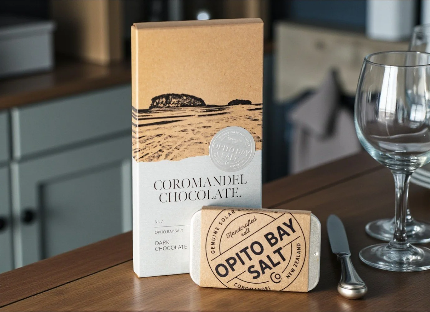 Who would have thought? Sea salt plus dark chocolate? But this award winning combination has wowed judges at the London Chocolate awards and the London International Food awards....We must be doing something right!

Check out Coromandel's famous coll