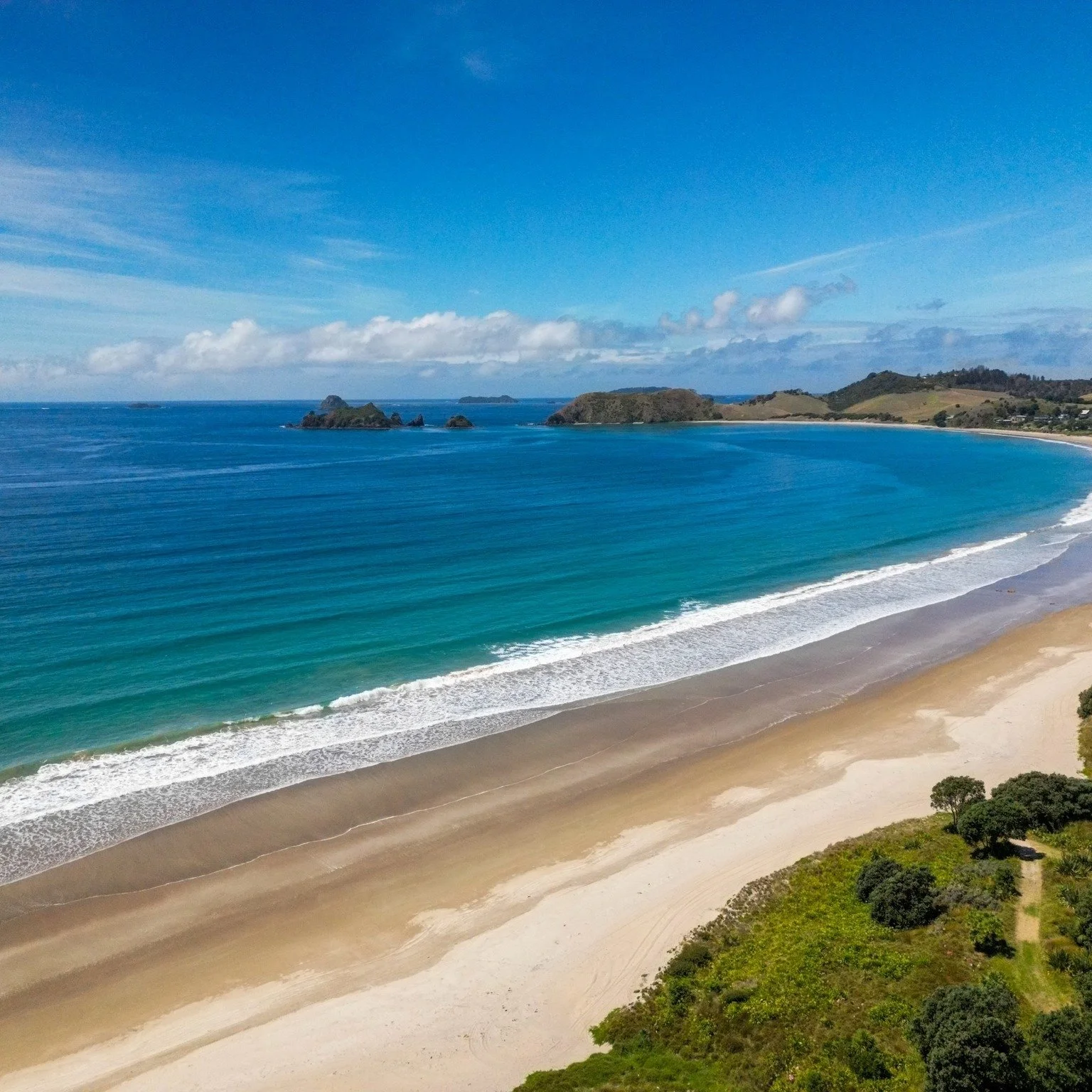 It's not hard to understand why we choose to make our award winning sea salt here!

The pristine, nutrient rich sea water that bathes Opito Bay in Coromandel, produces a soft, textural, mineral rich sea salt that tastes of the ocean.

Just sunshine, 