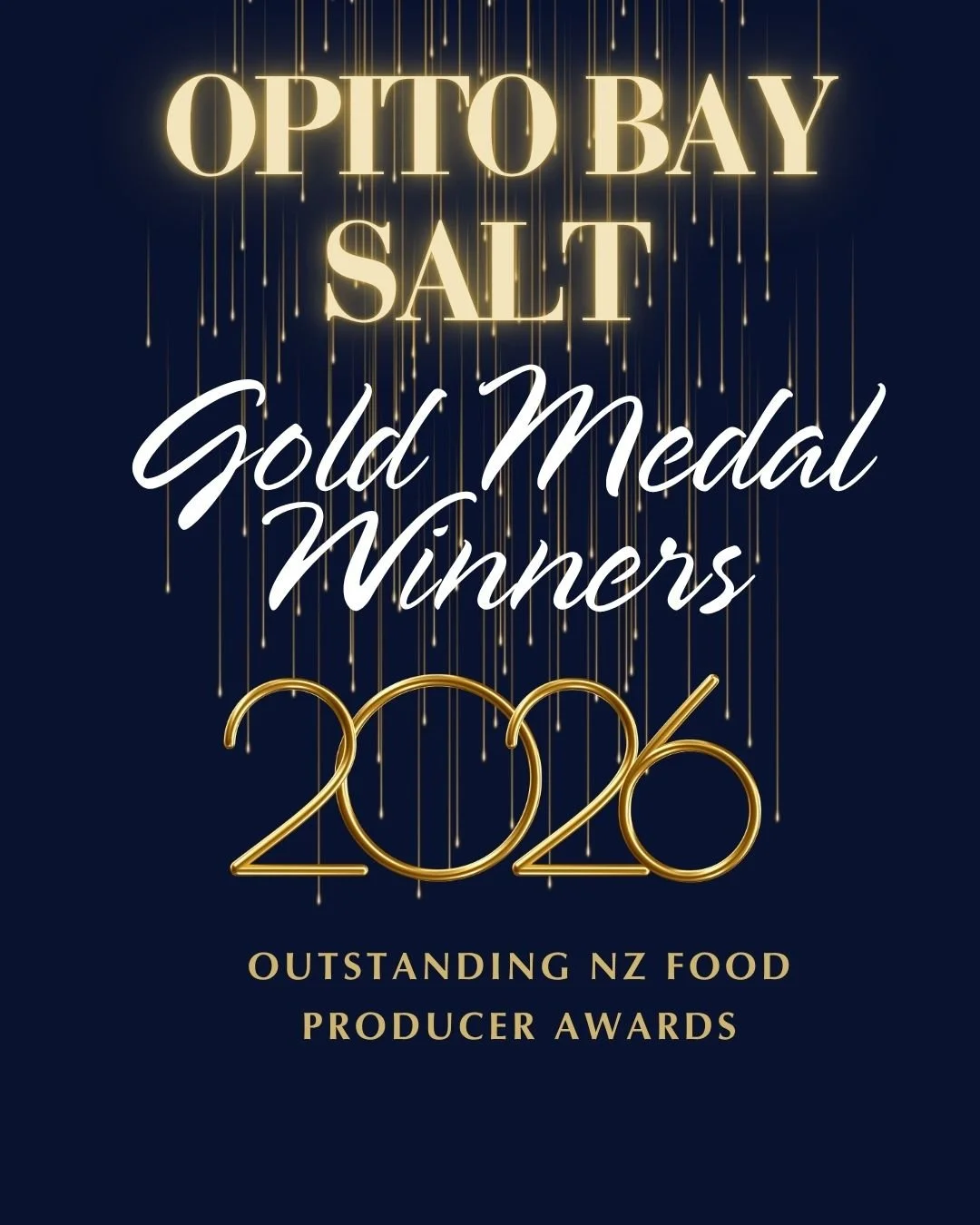 NZ's ONLY natural sea salt proved its worth at the Outstanding NZ Food Producer Awards in 2026. Winning 4 Gold medals and a Bronze for an array of its sea salts and seasonings.

Judges commented that the delicious depth of flavour and great texture w