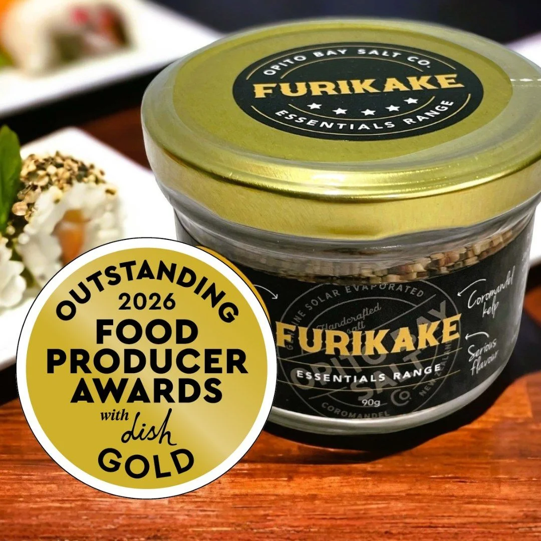 Opito Bay Salts delicious Furikake won another gong at the Food Awards recently. This much loved Japanese seasoning follows the traditional  recipe and already has many NZ fans who love it on everything from their avo through to sushi and sashimi.

F
