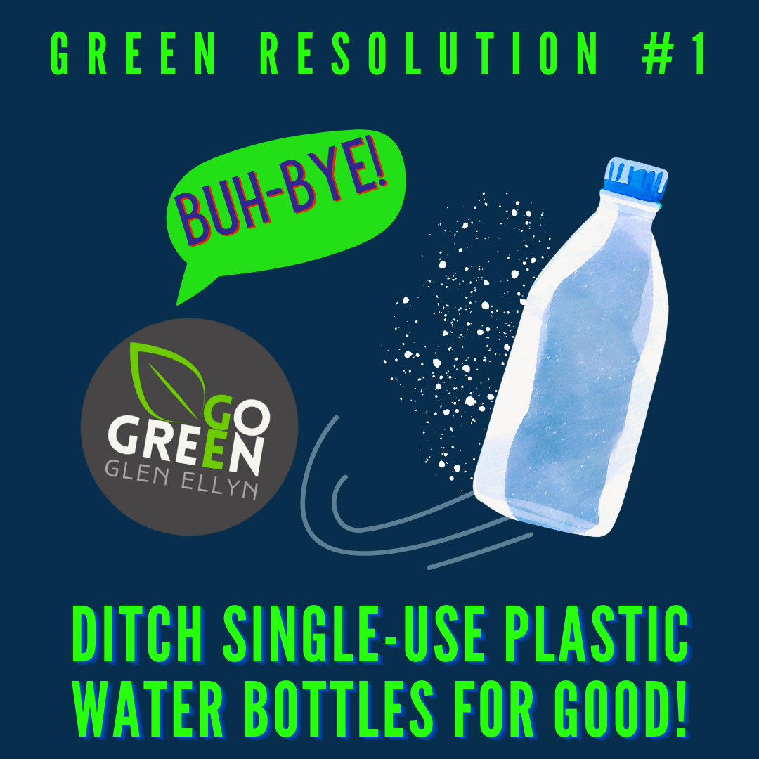 Green Resolution 1: No More Plastic Water Bottles!