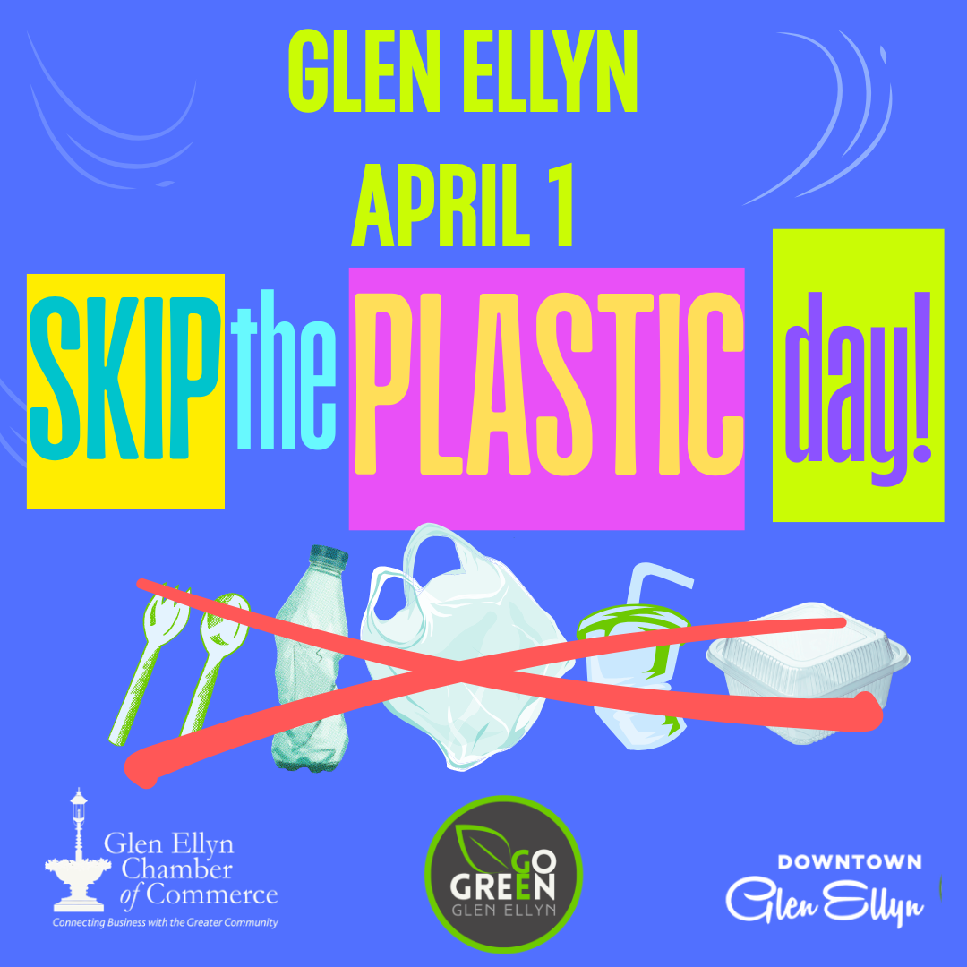 April 1 is Skip the Plastic Day in Illinois!
