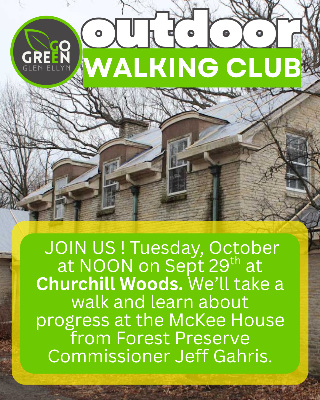 Go Green Sept Walking Club