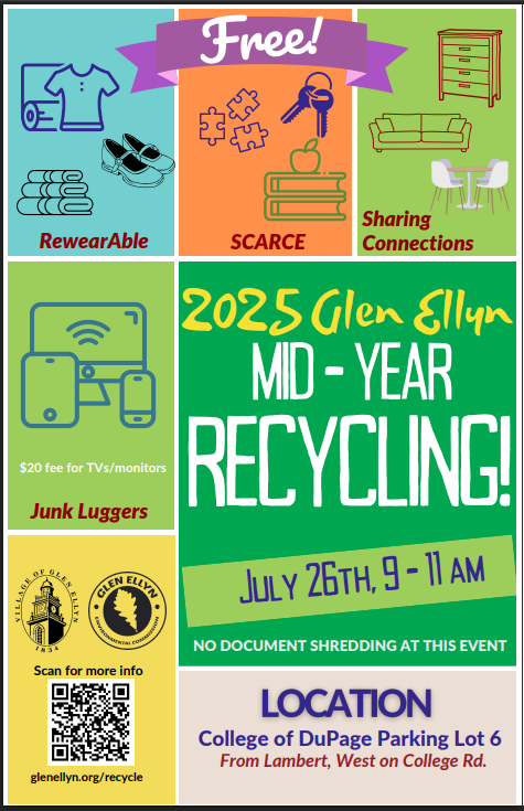 Glen Ellyn Mid-Year Recycling