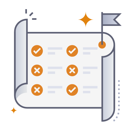 An illustration showing strategic planning