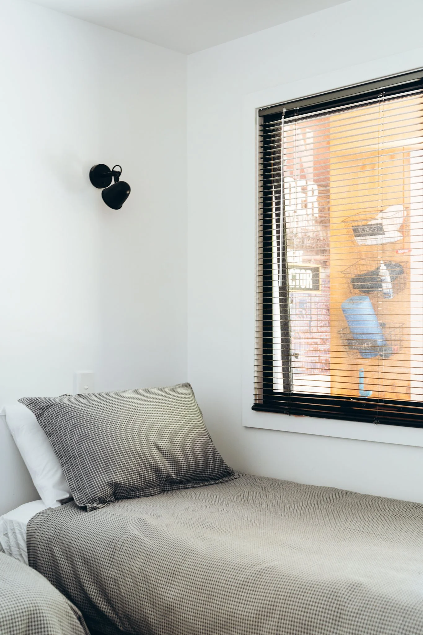 Bedroom with 2 long single beds. Photo by simone.g imagery
