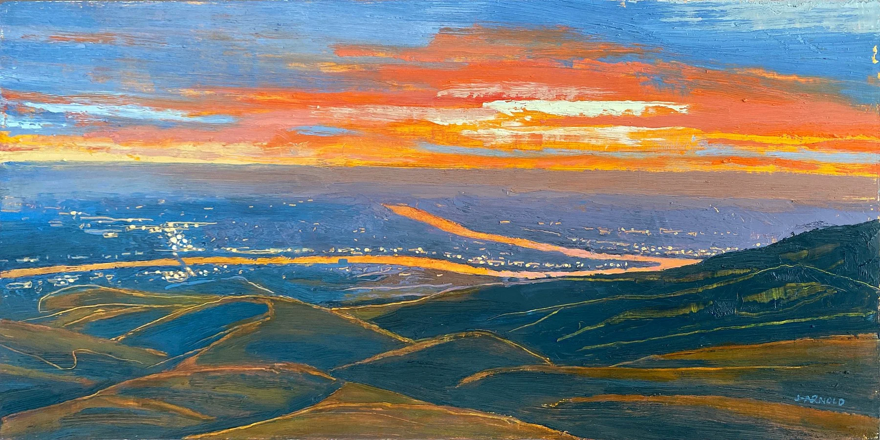 Jean Arnold, "Confluence, Sunset"