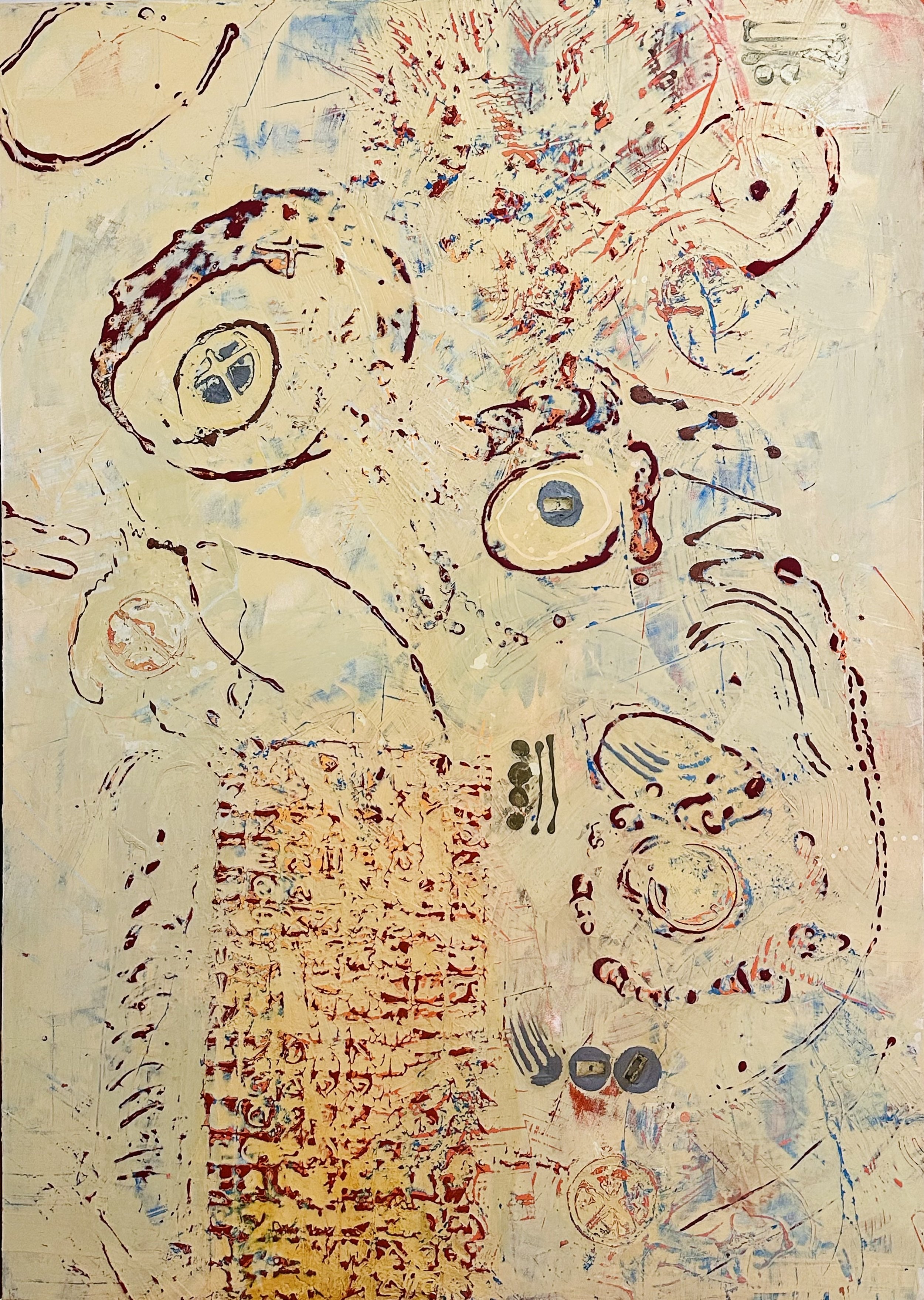 Siegel, "White," 48 x 68, 2023