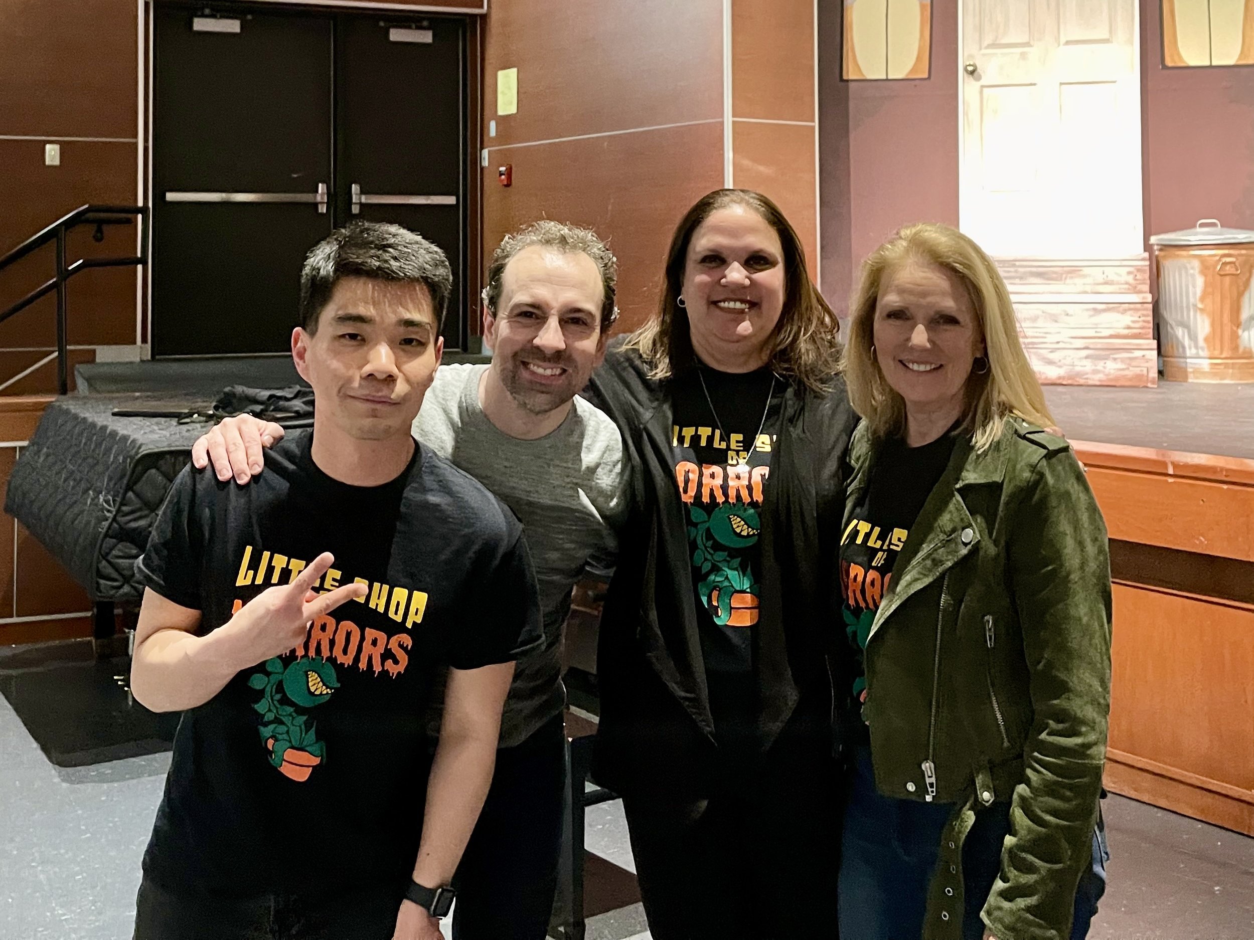 Little Shop pro staff with Rob McClure
(IHHS)
