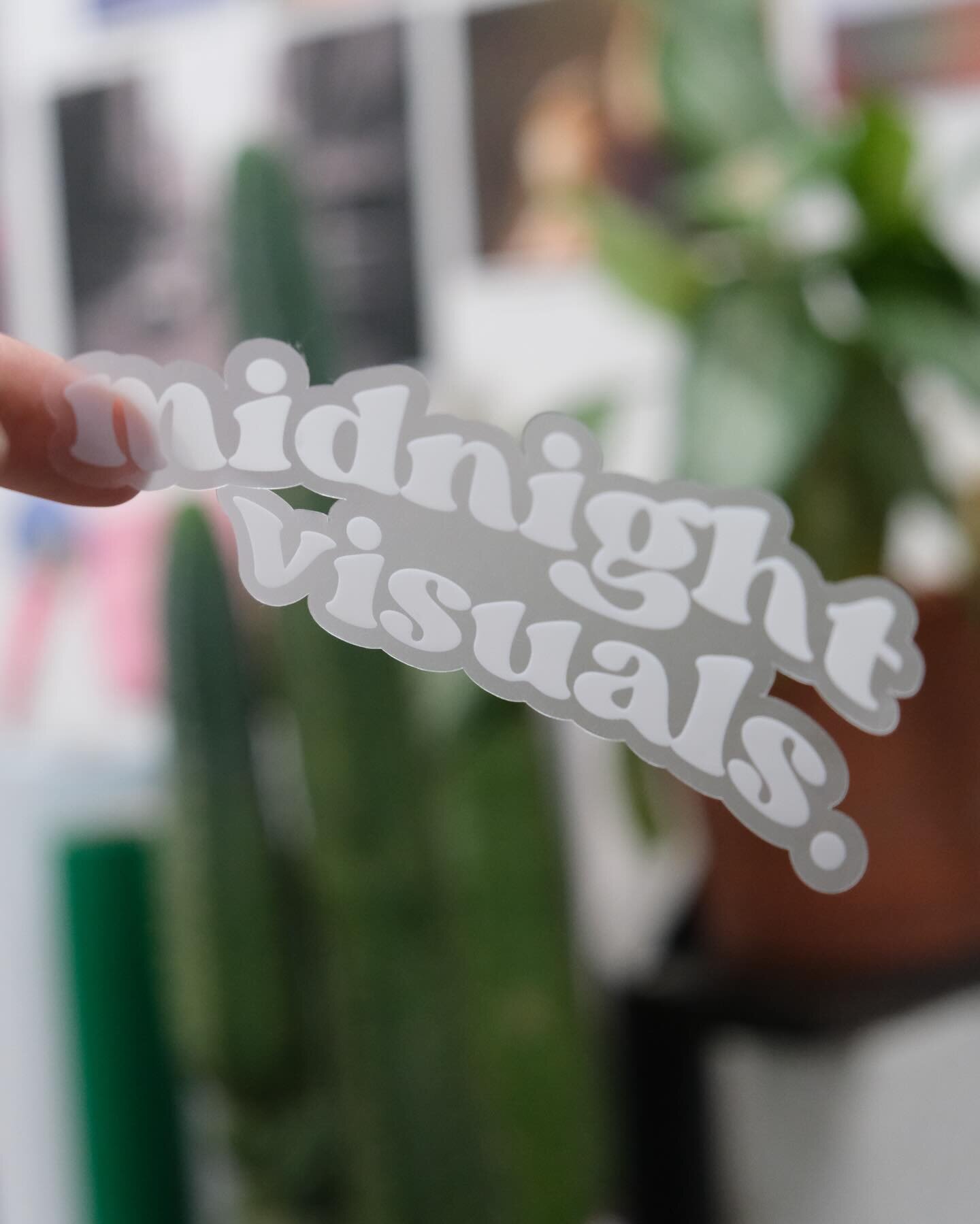 Now printing white ink in-house. It&rsquo;s a cool look on some clear vinyl!