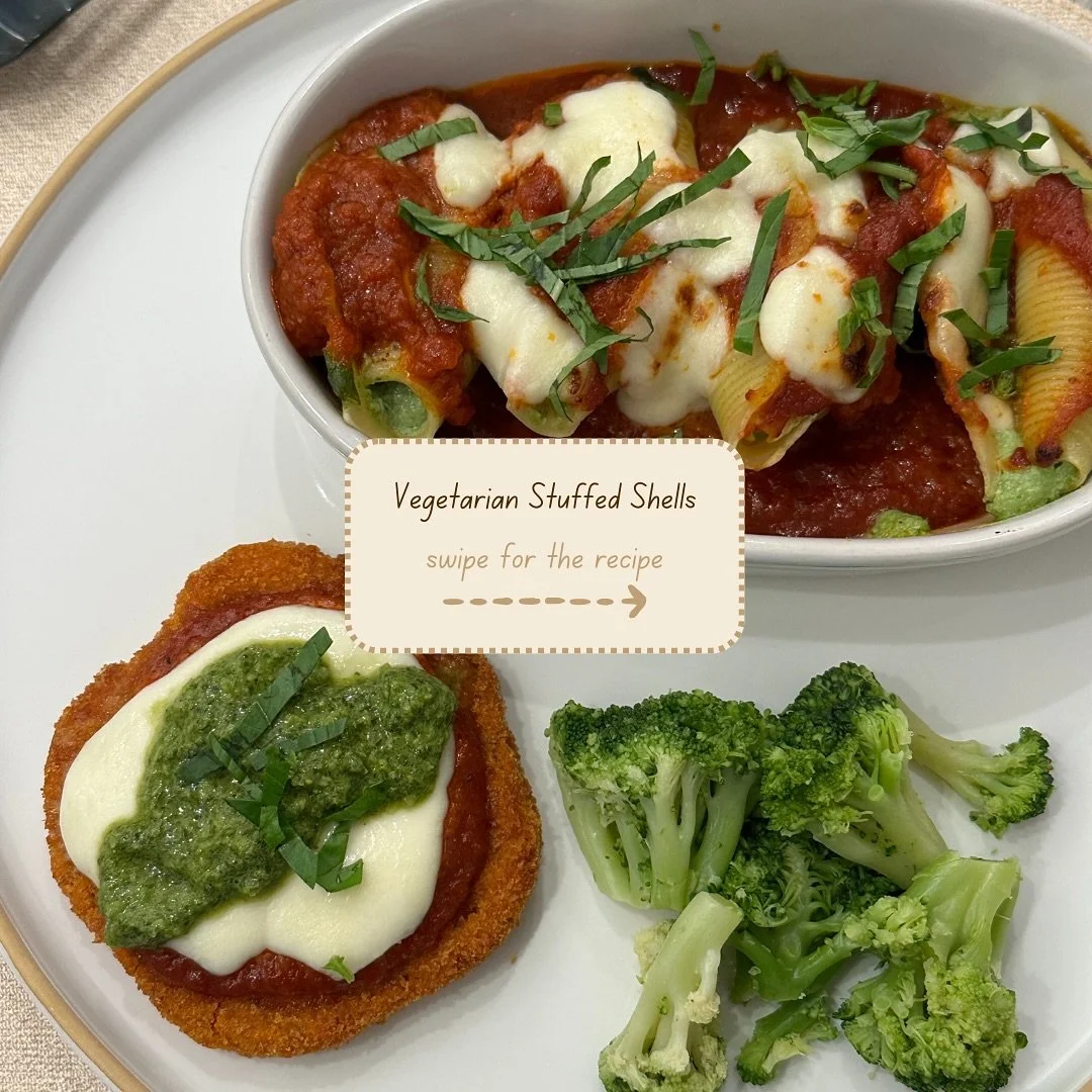🍝🐚🌱&hellip;

An impromptu switch up from my usual use of tofu: Vegetarian Stuffed Shells! These turned out so yummy and also served as the perfect meal prep! Let me know if you end up trying 🫶🏾

#vegeterian #vegan #italianfood #stuffedshells #pa
