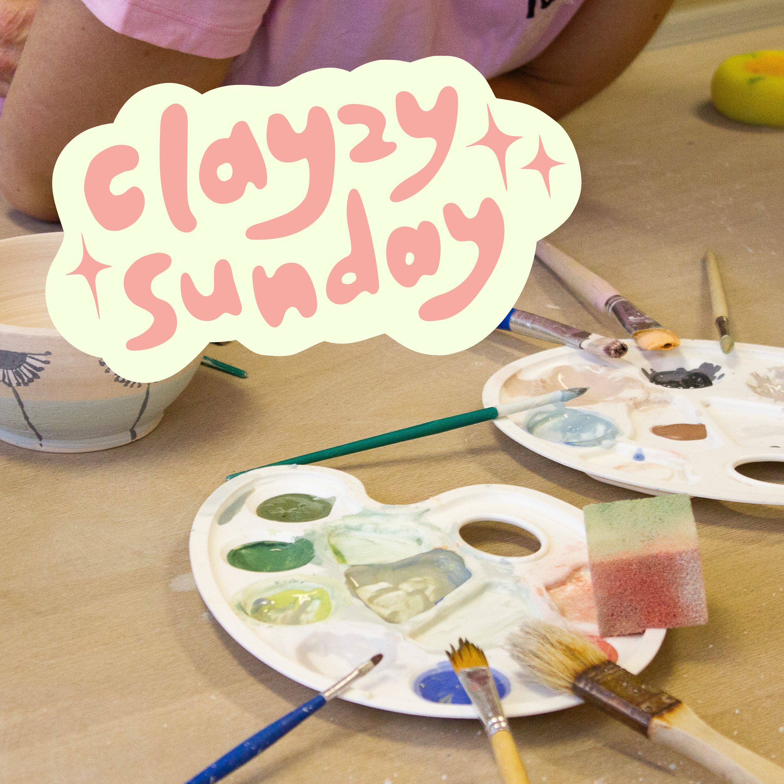 CLAYZY SUNDAY / barvanje keramike, lenarjenje in še kaj!