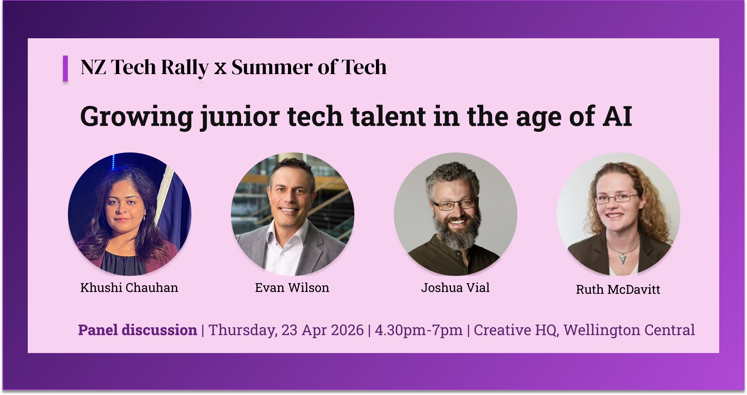 NZ Tech Rally × Summer of Tech: Growing junior tech talent in the age of AI