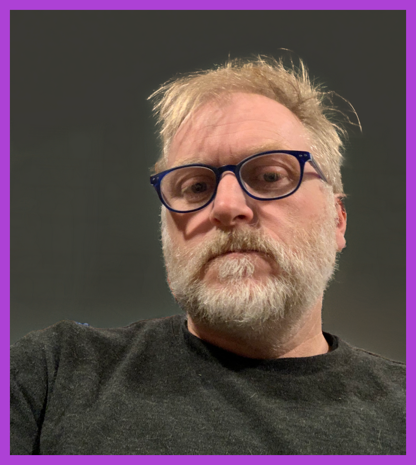 Ben is a middle aged Caucasian man with blonde hair and beard, and wearing glasses.