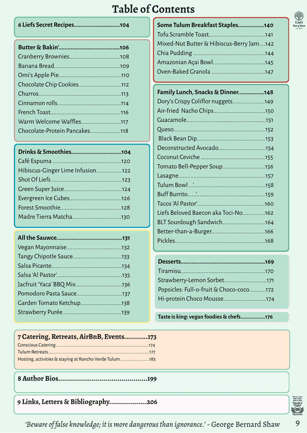 Table of Contents page 2