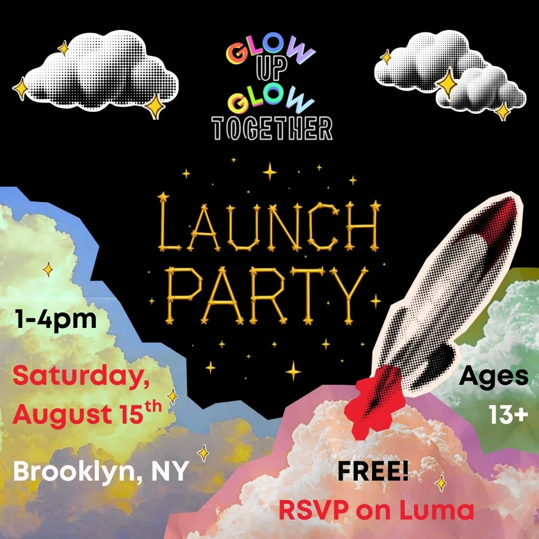Come celebrate GlowUp GlowTogether&rsquo;s official launch as my full-time mental health practice with a cosmic community event 🚀💫

​Featuring an orbit of make-and-take holistic wellness goodies you&rsquo;ll actually use in your home, classroom, or