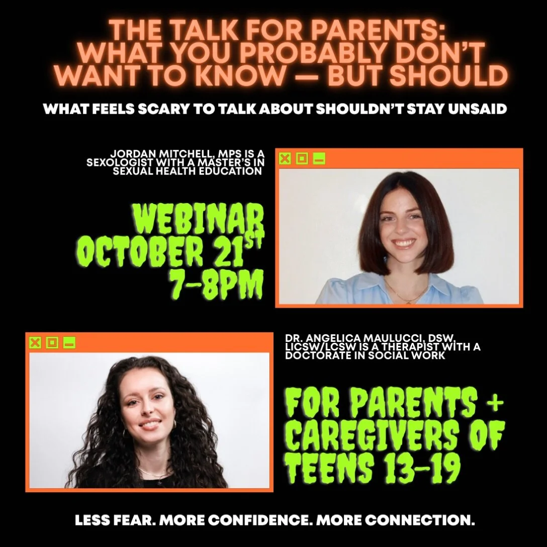 A haunted house, but it&rsquo;s the conversation you&rsquo;ve been avoiding with your teen 👻

Relationships. Boundaries. Identity. Sexual Health. Online experiences.

Tomorrow night, we&rsquo;re making those conversations feel a little less scary.

