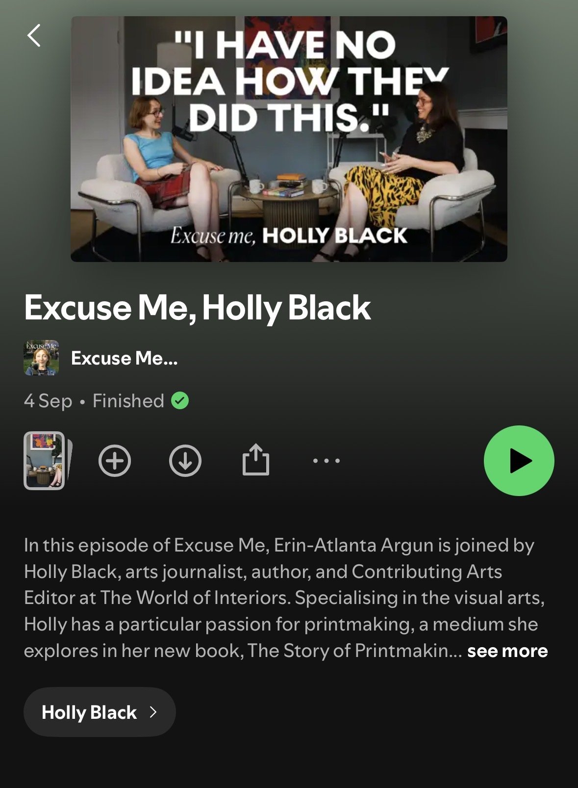 Excuse me...