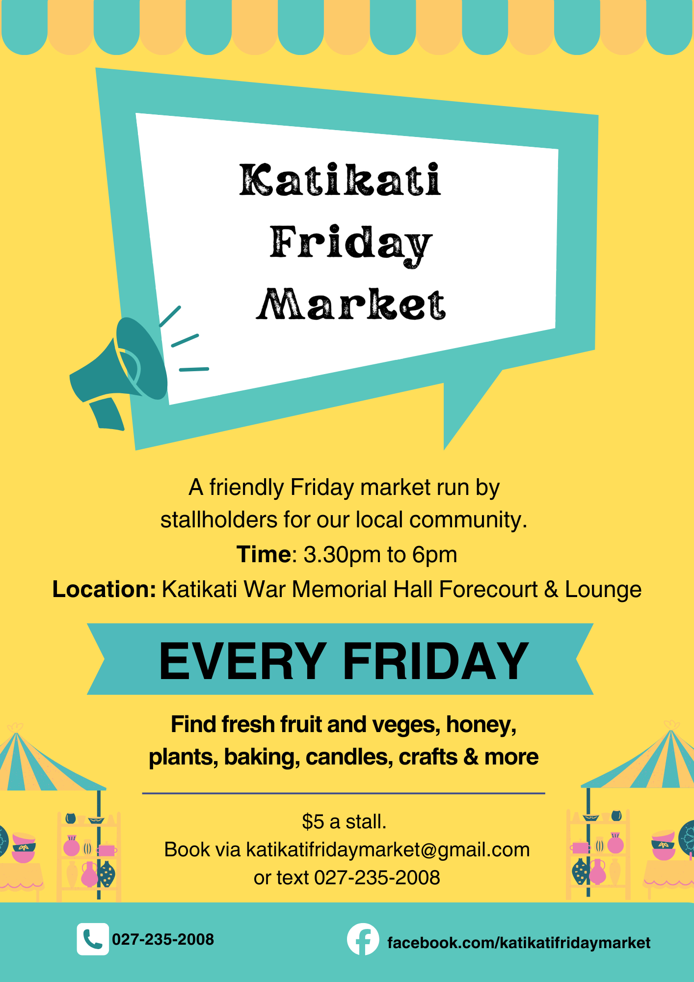 Katikati Friday Market A4 Poster.png