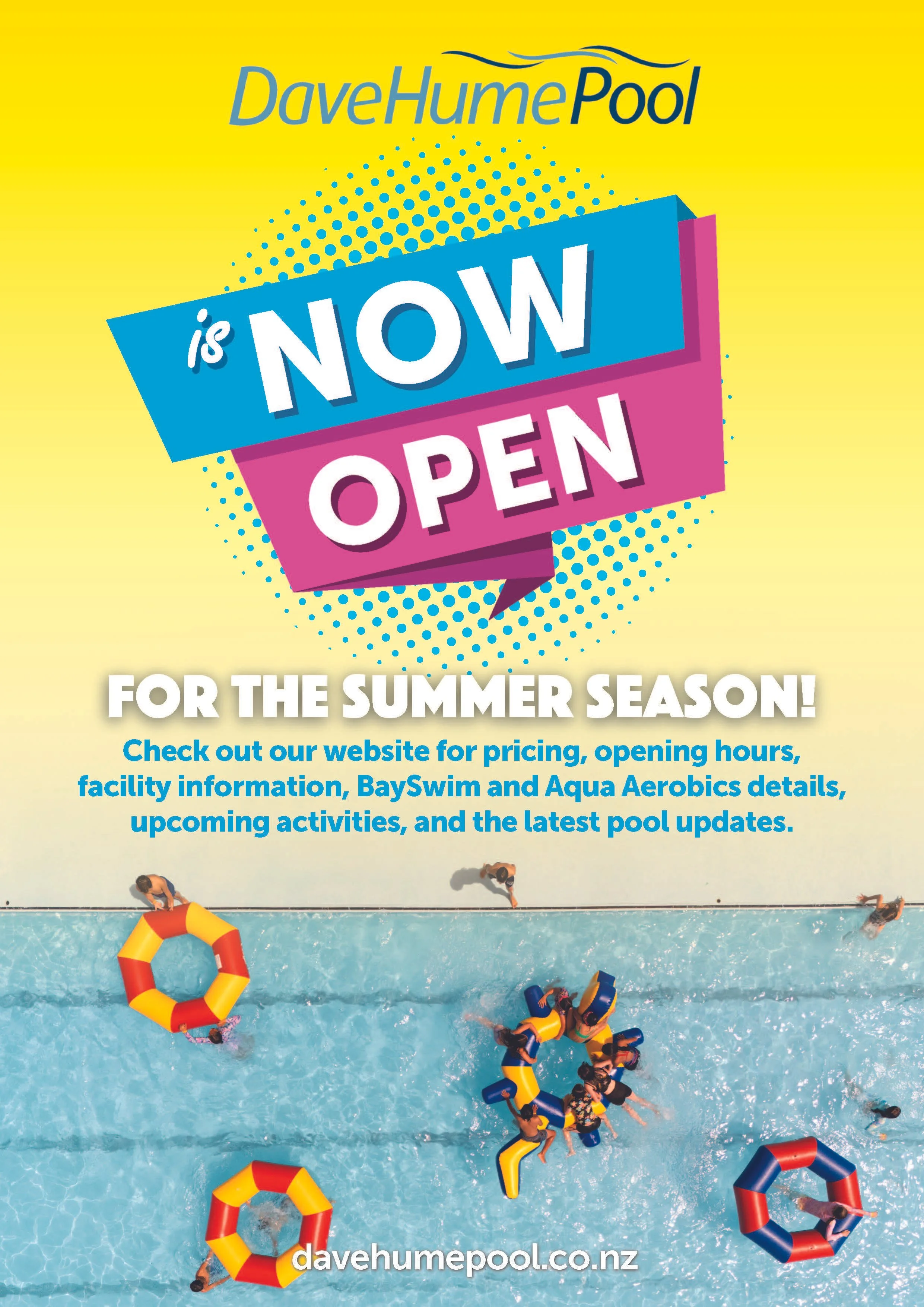 Dave Hume Pool - Posters - Now Open A4.jpg