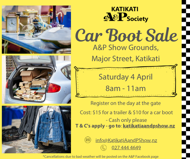 KATIKATI A & P CAR BOOT POSTER APRIL 2026.png