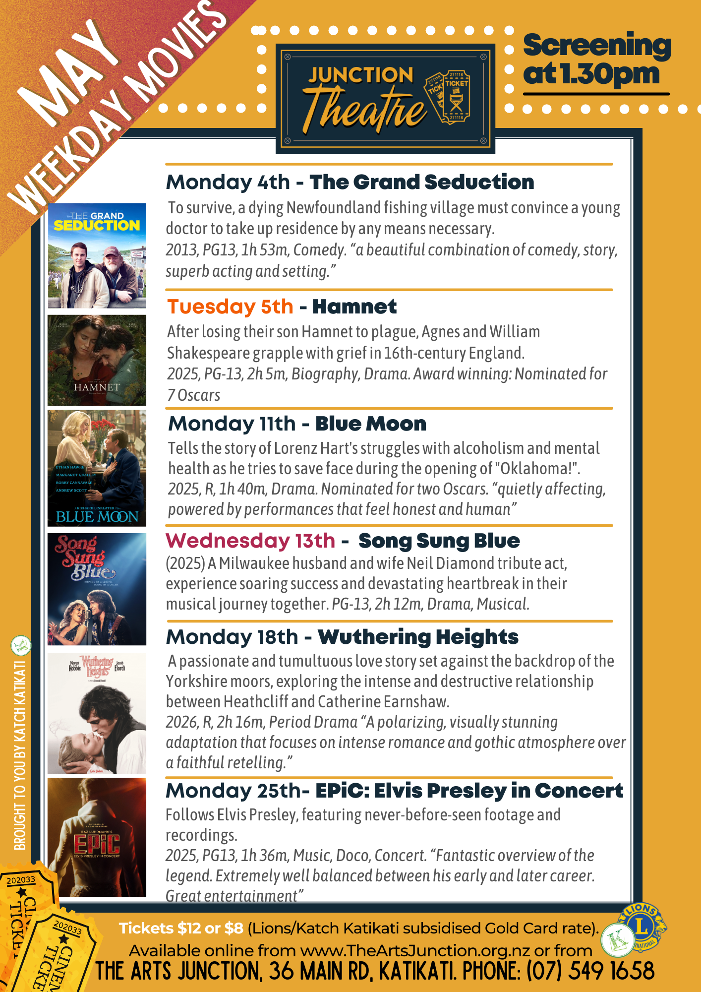 May 2026 Weekdays Matinees.png