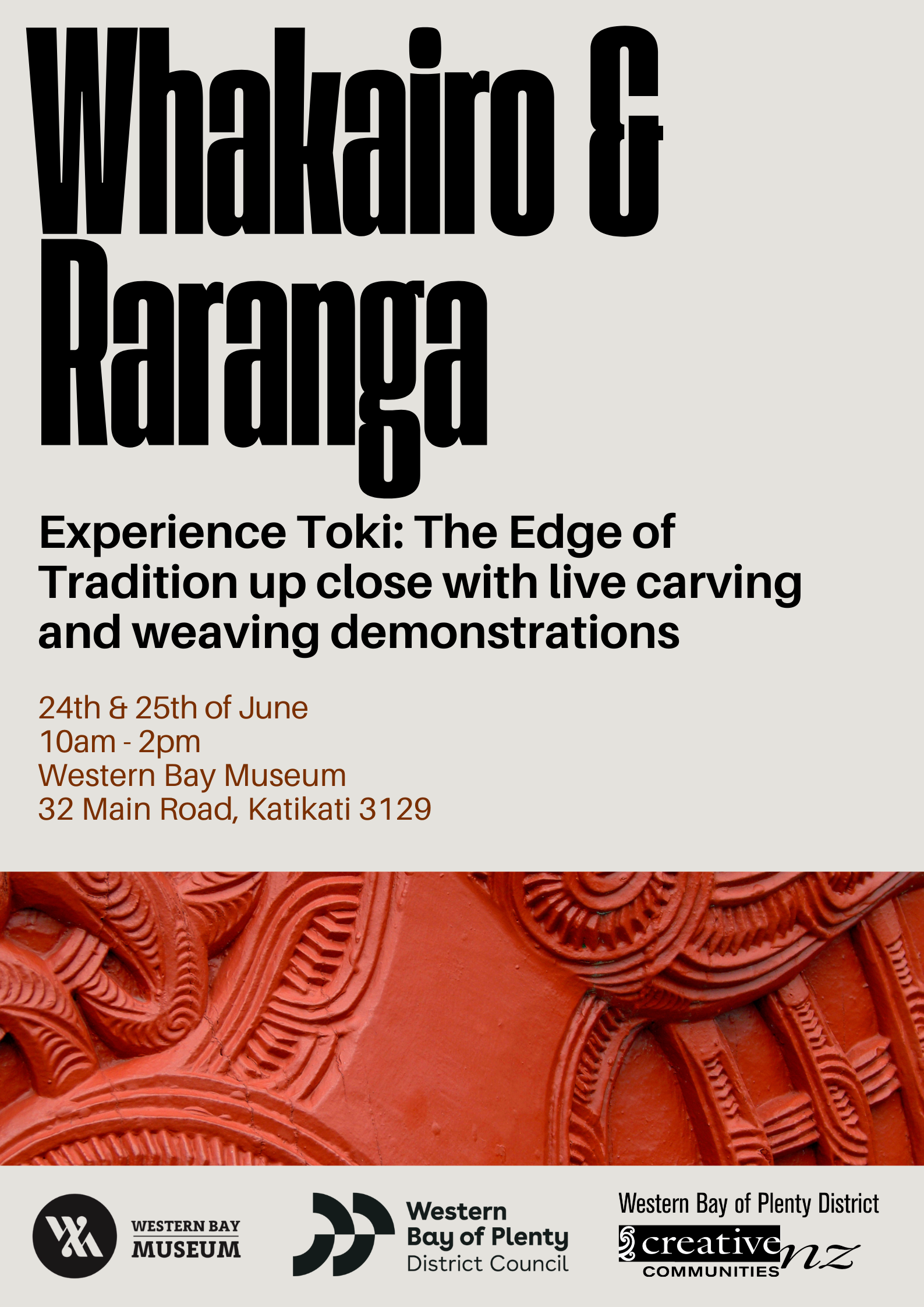 Whakairo & Raranga Demo Days.png