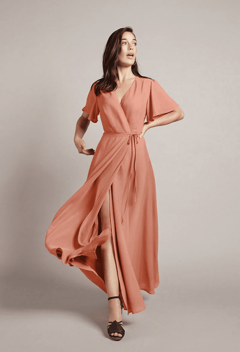 REWRITTEN - FLORENCE DRESS - CORAL - XL  Kindling Bridal | Wedding Dresses  For The Modern Bride