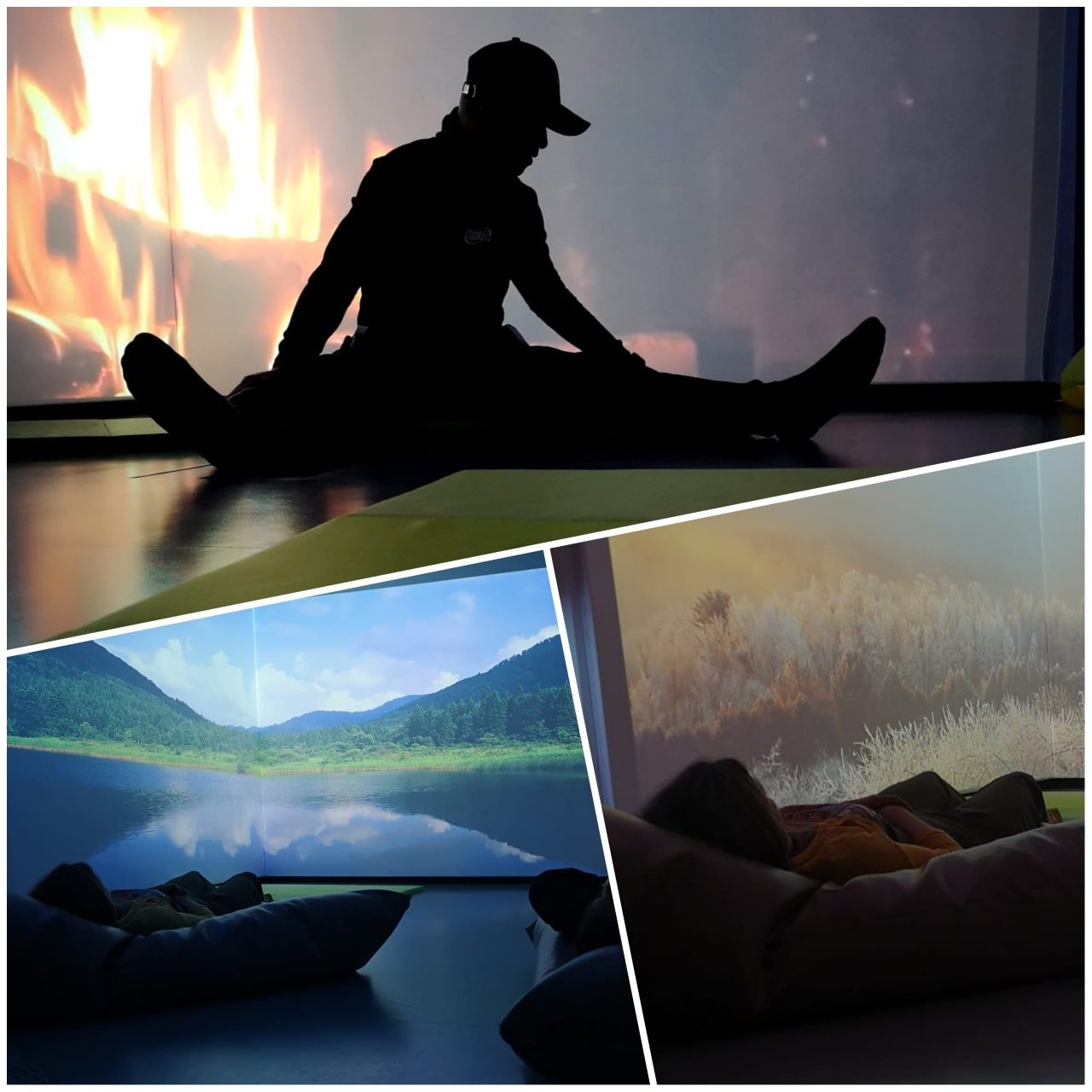 Vierailimme t&auml;n&auml;&auml;n Opistovuosi oppivelvollisille -ryhm&auml;n kanssa Lapin AMK:n aistihuoneessa. Tilassa k&auml;ytet&auml;&auml;n &auml;&auml;ni&auml;, valoja, tuulta ja muita elementtej&auml; luomaan taustaymp&auml;rist&ouml;&auml; er