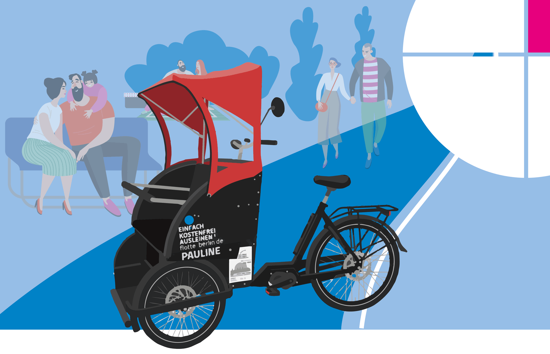 E-Rikscha im Stiftspark