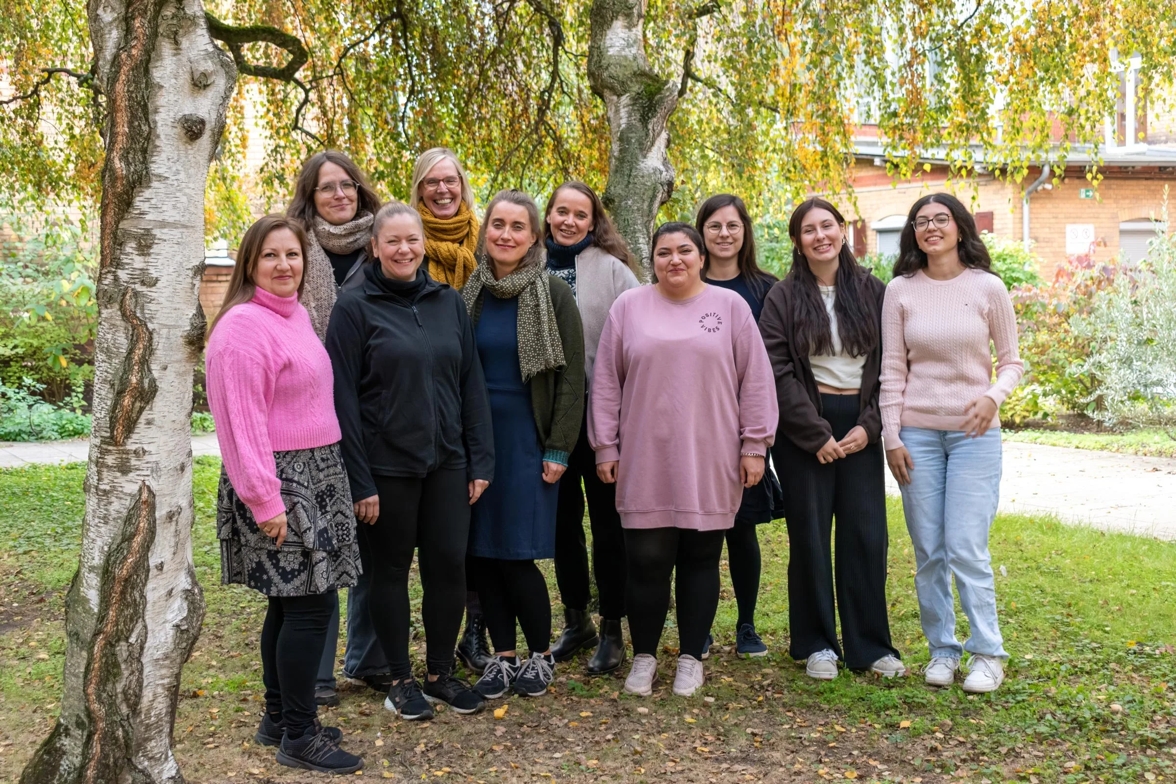 Gruppenfoto der Kita Mitarbeiter im Paul Gerhahrdt Stift zu Berlin