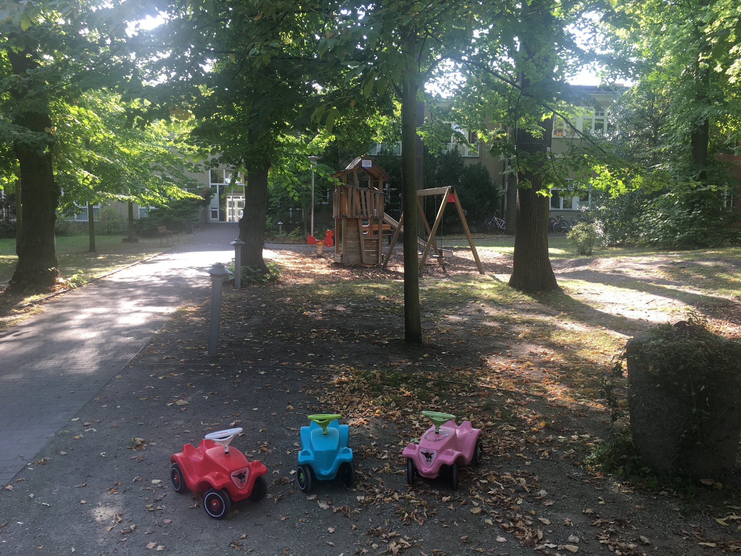 Papa-Kind- Spielpicknick