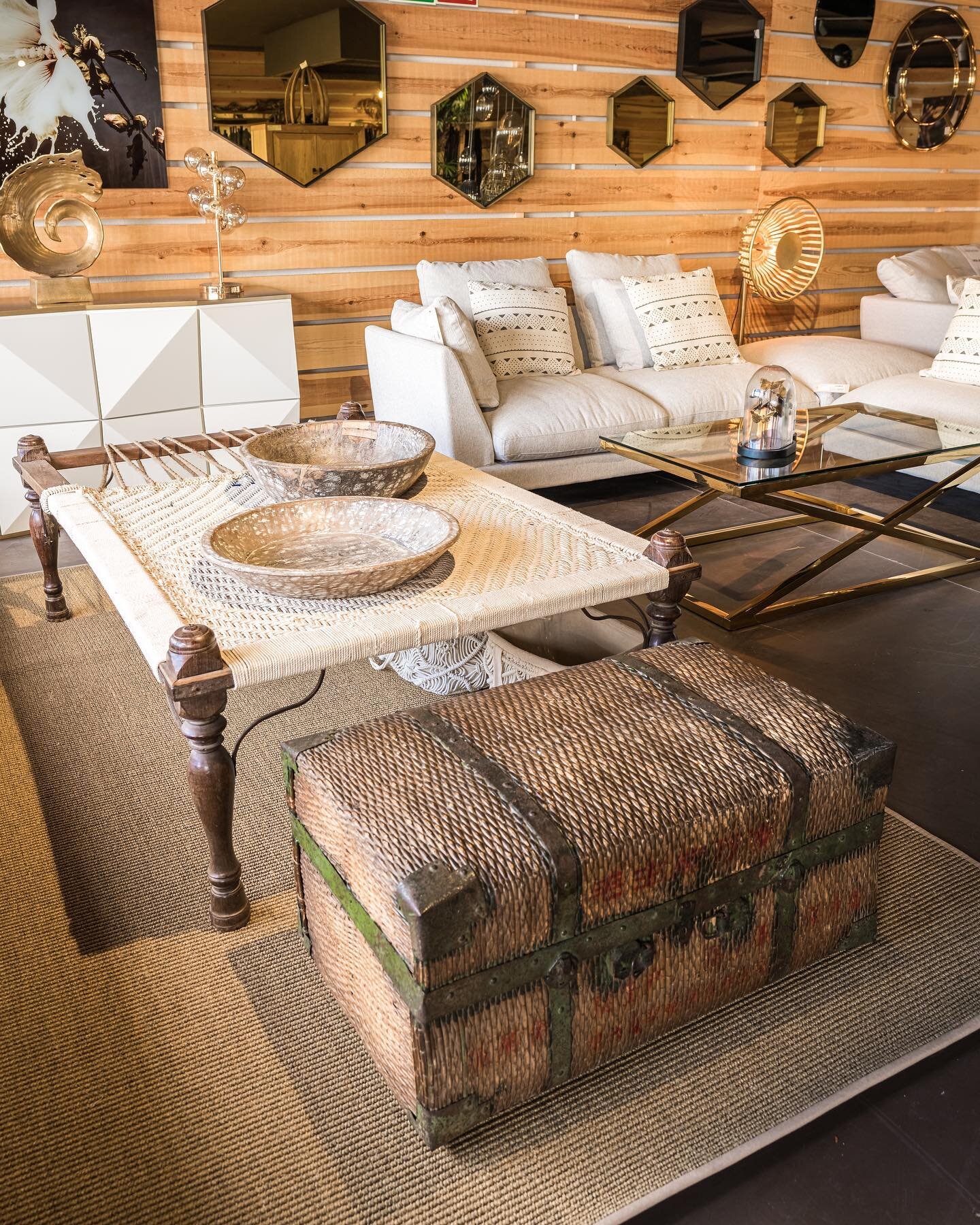 Experience the natural beauty at home with the perfect furniture from our new rustic style collection at @livingmoodibiza