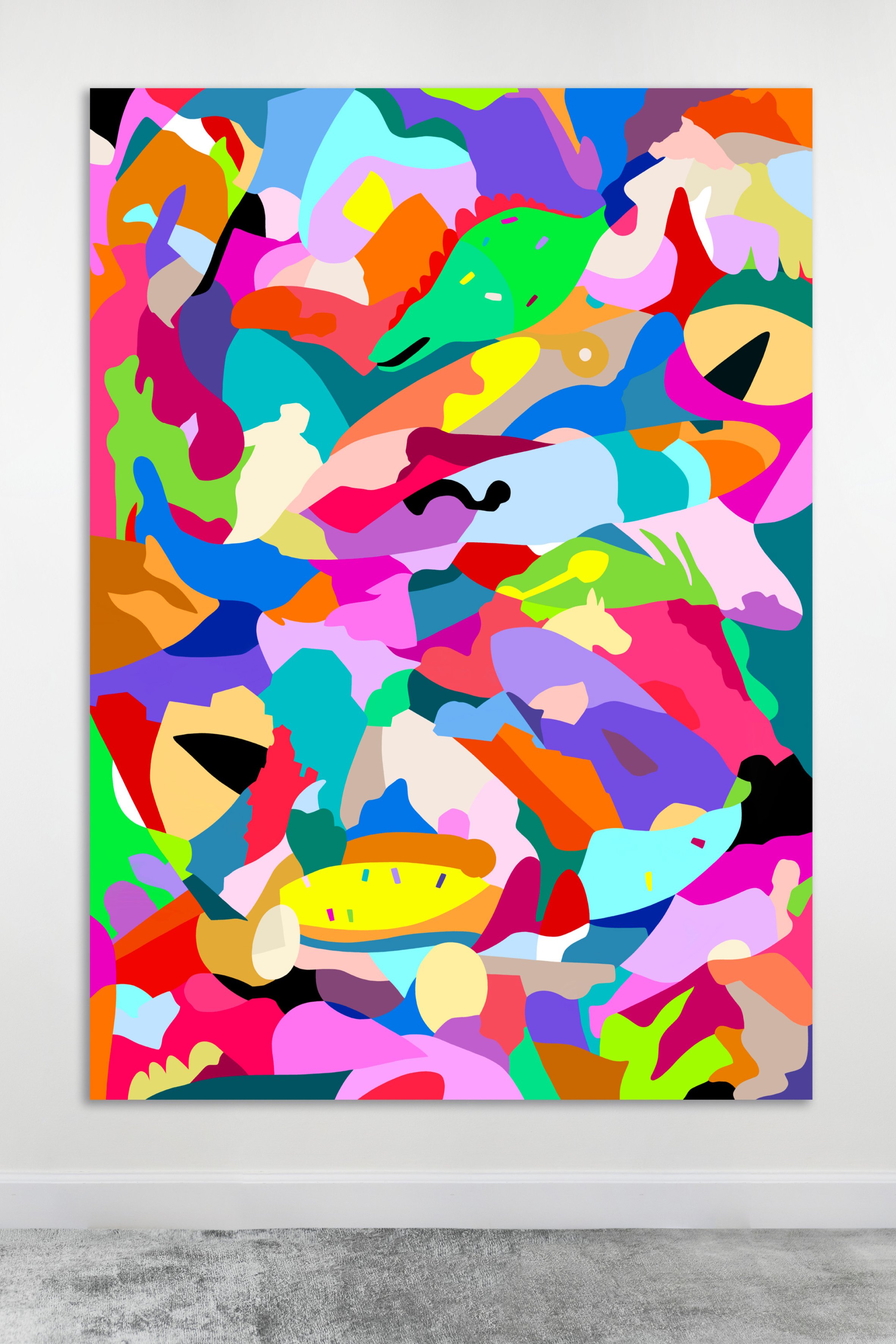 M'Belle - Oeuvre sur aluminium (1/1)