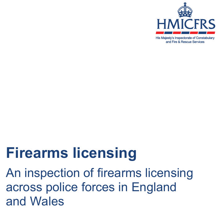 An inspection of firearms licensing across police forces in England and Wales