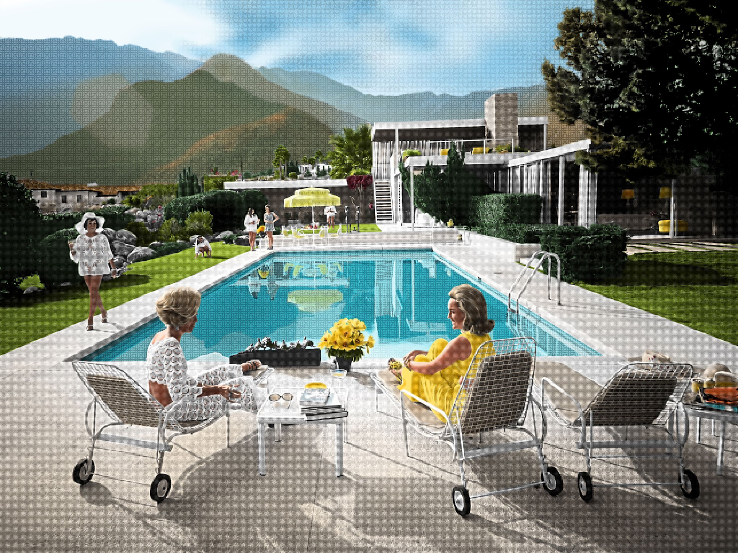Slim Aarons Poolside Gossip