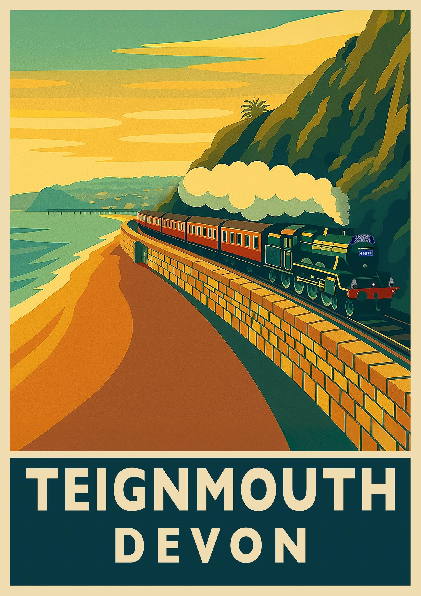 Teignmouth – Black Five Steam Train