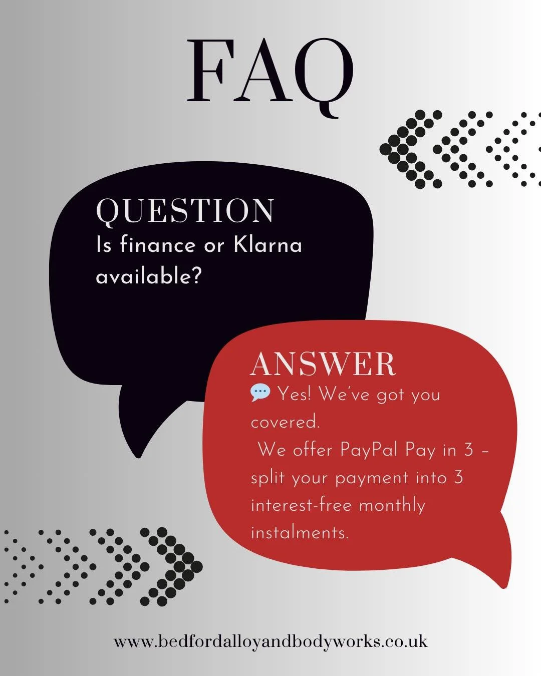 🛞 Our Most Asked Questions &mdash; Answered!

💬 Still unsure about something? Just drop us a DM &mdash; we&rsquo;re always happy to help.

#AlloyWheels #WheelRefurbishment #CarMods #FAQ #WheelCare #CustomerSupport #BeforeAndAfter #DiamondCutWheels