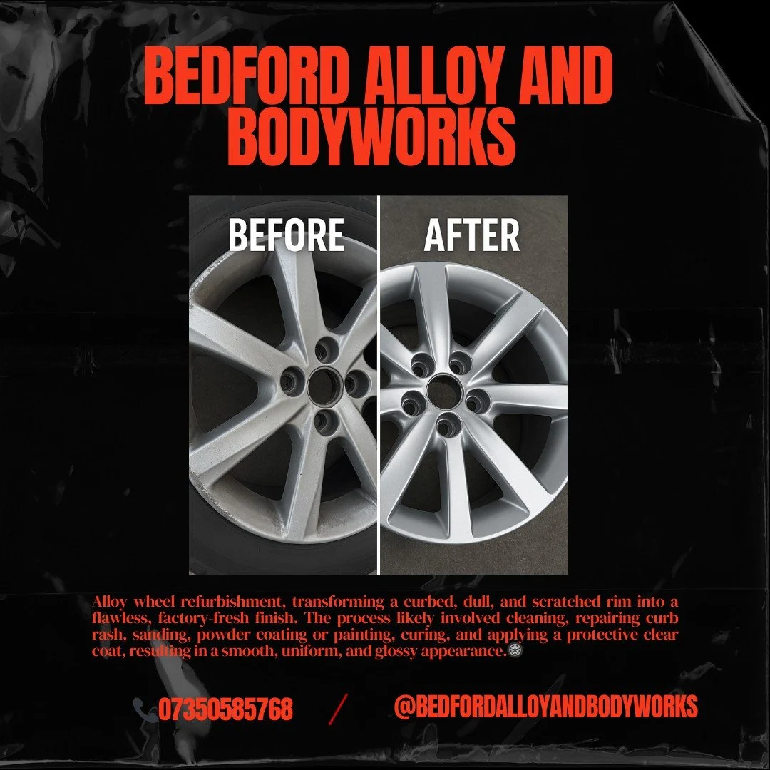 Spot the difference?
Before - A curbed alloy
After - A flawless finish 😍

✅ Powder coating
✅ Alloy wheel refurbishment

📍 Give your wheels the showroom shine they deserve.
📅 Book today &ndash; transform your alloys tomorrow.

#AlloyRefurbishment #