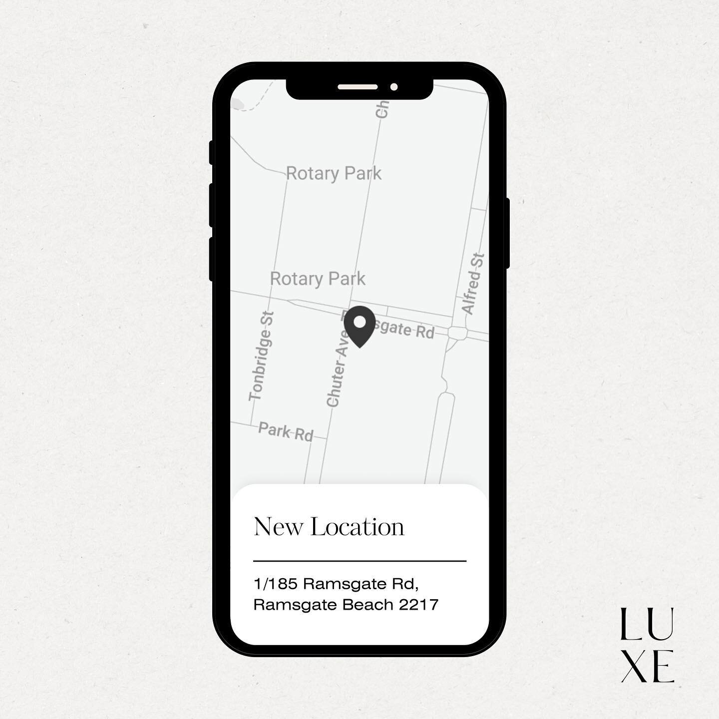 The Luxe Nurse will be located at Shop 1/185 Ramsgate Road, Ramsgate Beach 2217 from the 10th of July. 

With convenient parking located in front of the store, we are very excited to welcome you to our new luxe space.